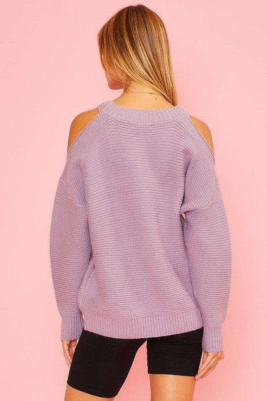 Tesla Sweater- Light Lilac