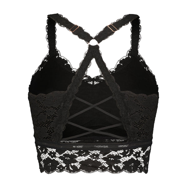 Juliette Racerback Bralette - Black