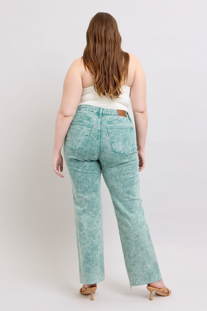 Judy Blue- Seafoam Dad Jean