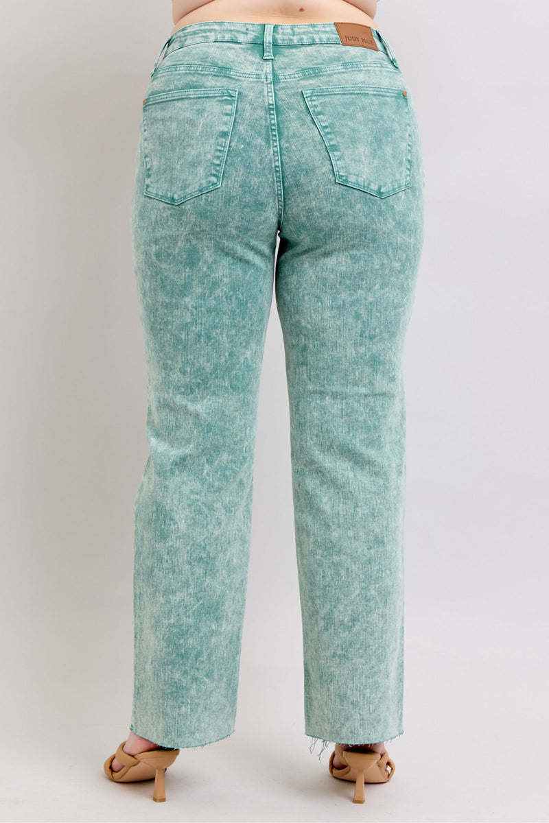 Judy Blue- Seafoam Dad Jean