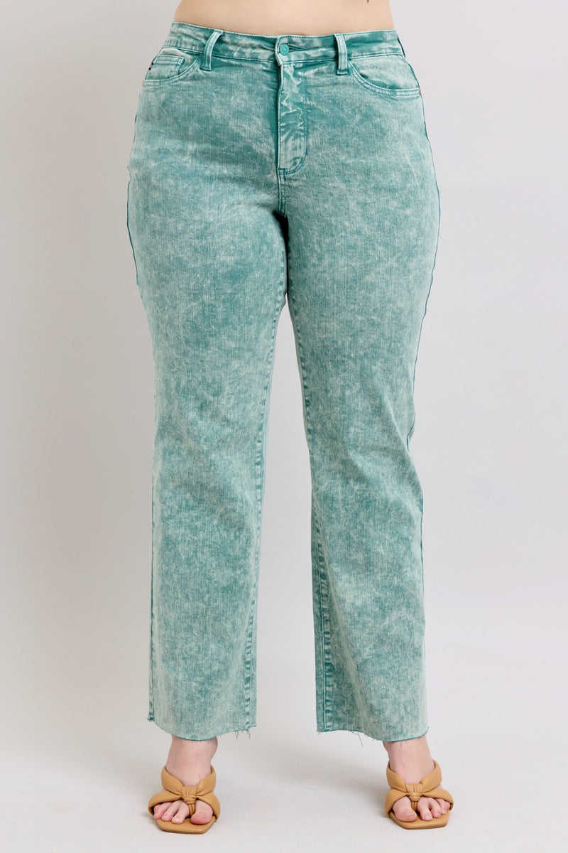 Judy Blue- Seafoam Dad Jean