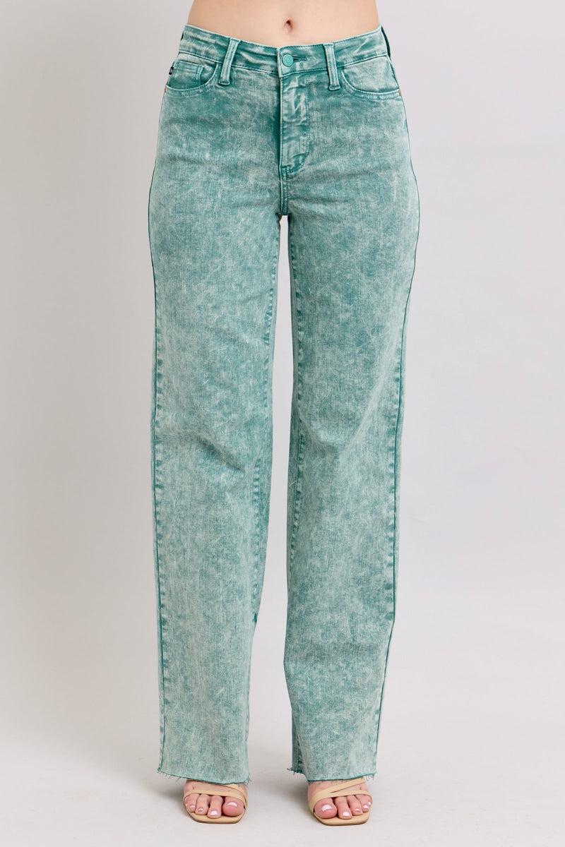 Judy Blue- Seafoam Dad Jean