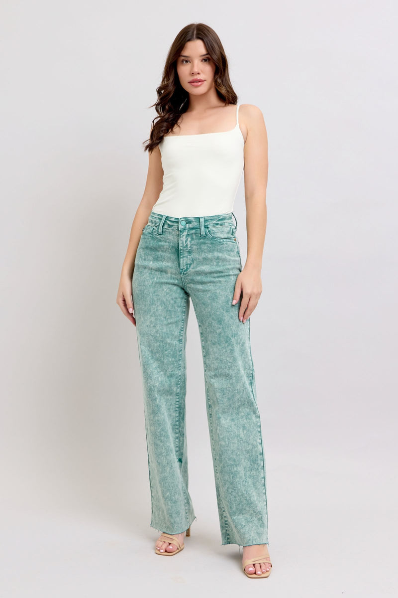 Judy Blue- Seafoam Dad Jean