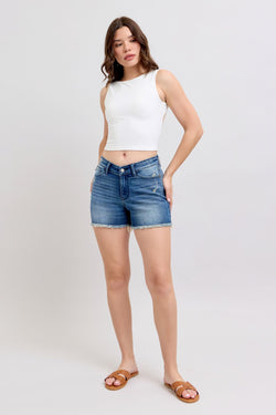 Judy Blue- Typical Day Denim Short