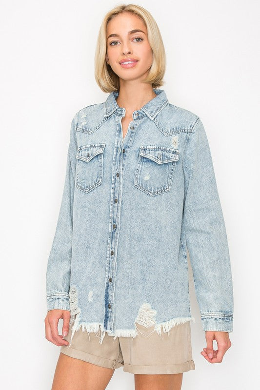 Dani Distressed Jacket