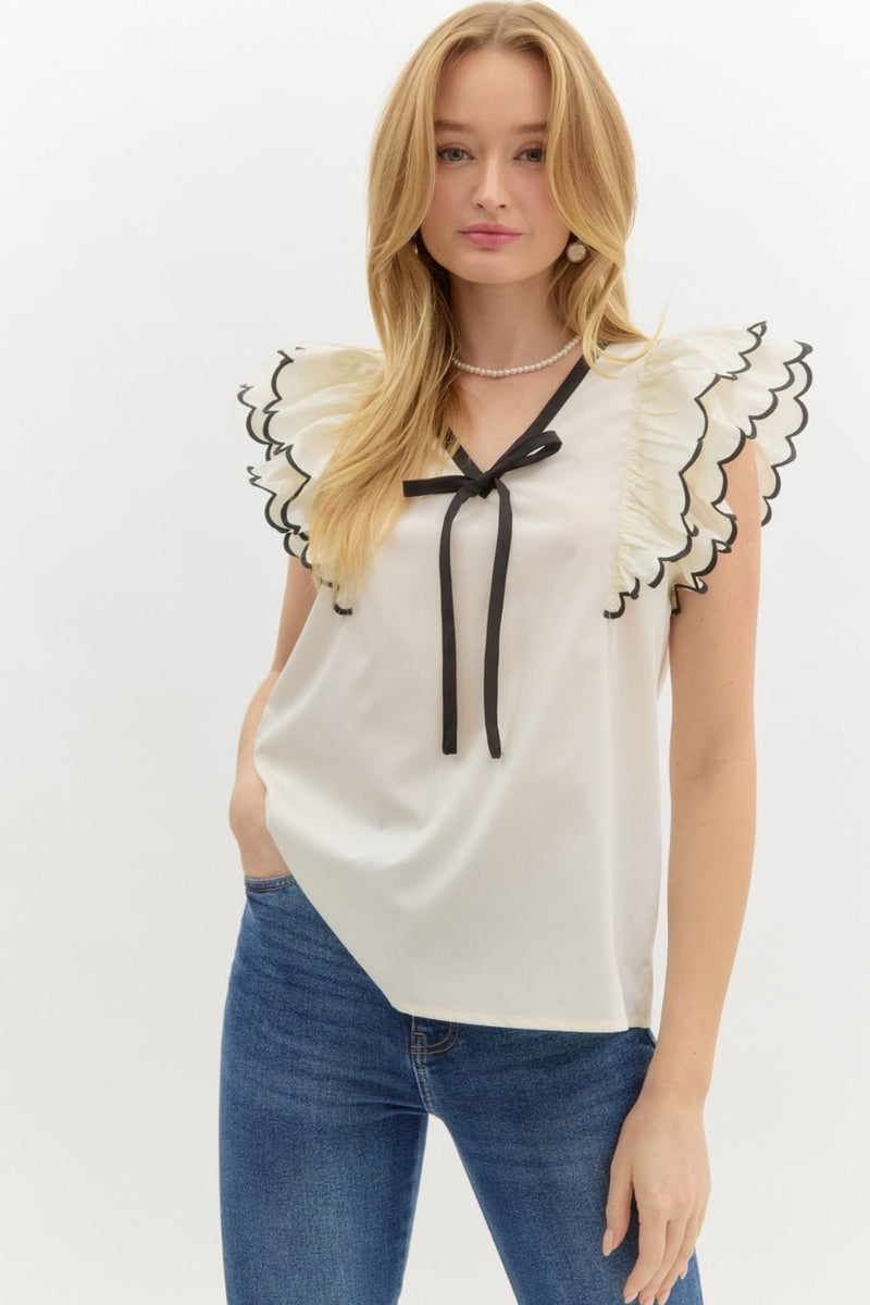 Another Life Ruffle Top