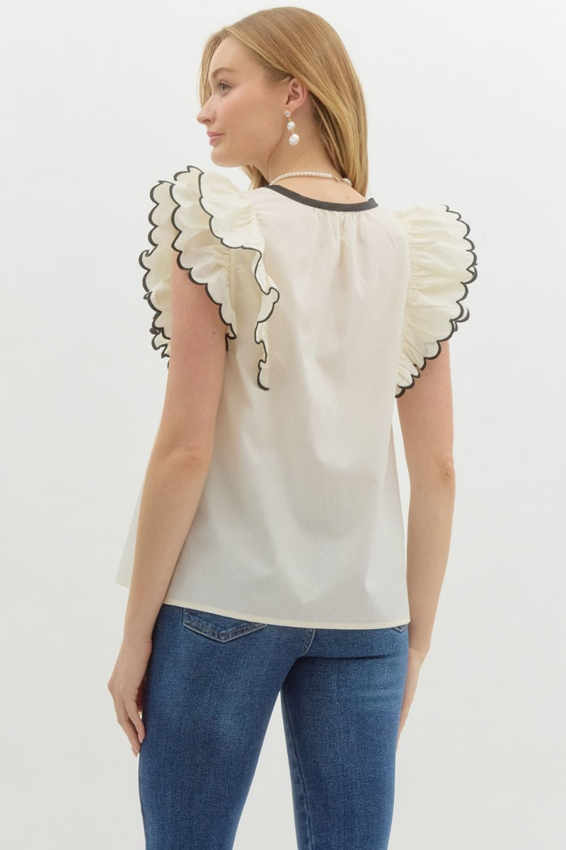 Another Life Ruffle Top