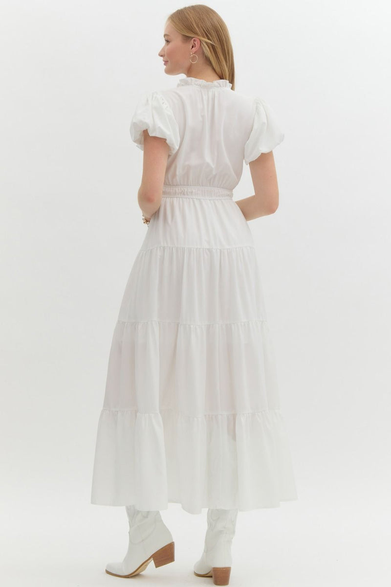 Esmeralda Off White Dress