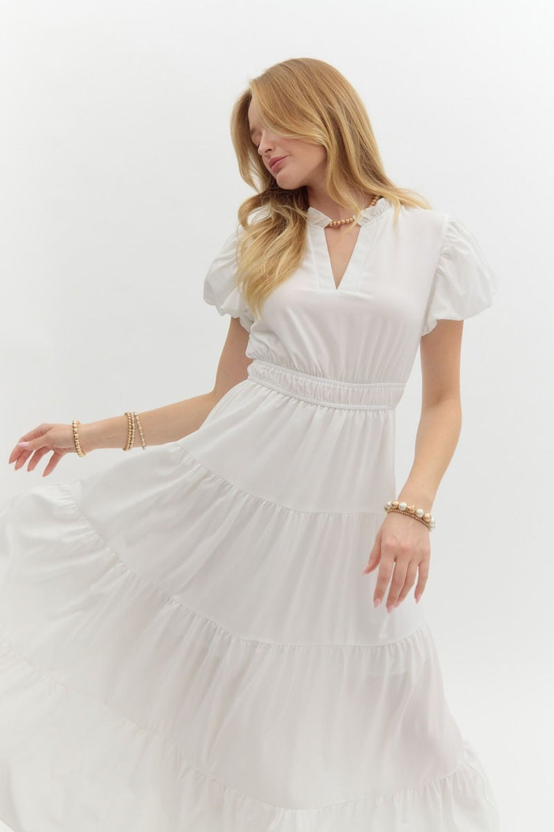 Esmeralda Off White Dress