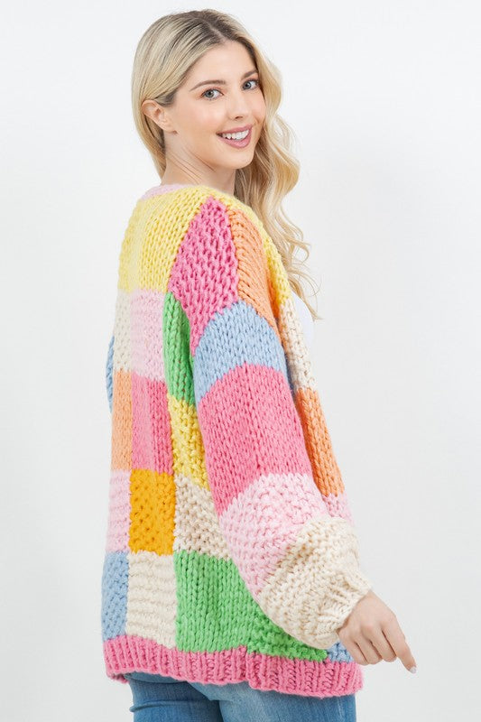 Better Off Colorblock Cardigan