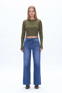 Chloe High Rise Wide Leg Jean