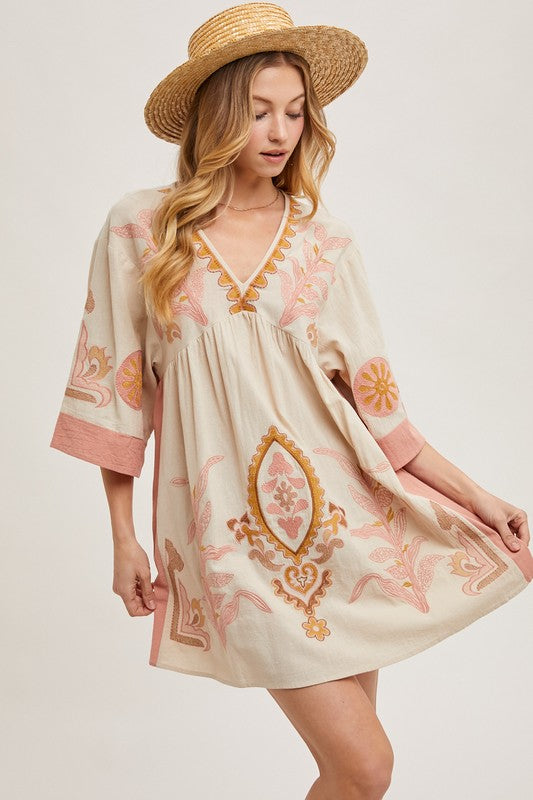 Dolled Up Embroidered Dress