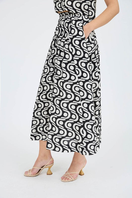 Geometric Gianna Skirt