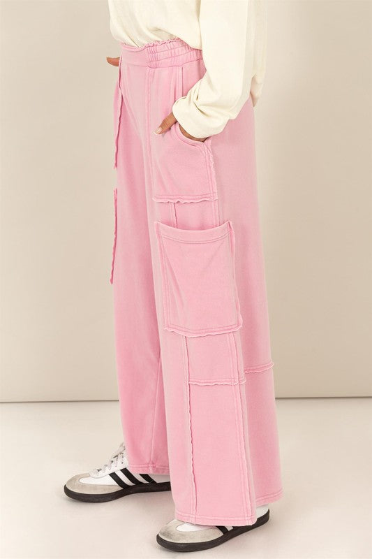 Pretty In Pink Cargo Pants