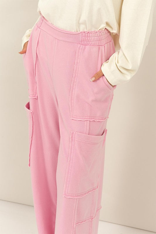 Pretty In Pink Cargo Pants