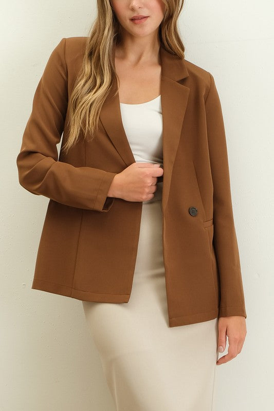 Boss Babe Blazer- Brown