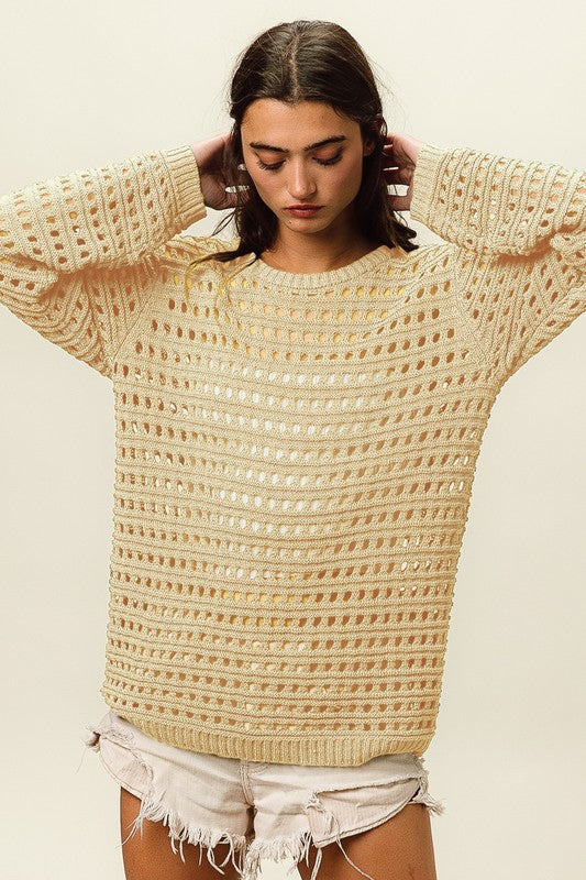Something About Her Sweater- Oatmeal
