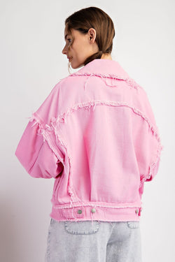 Pink Party Denim Jacket