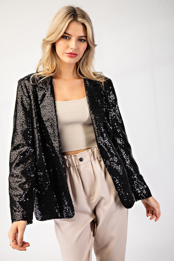 Surrender In Sequins Blazer