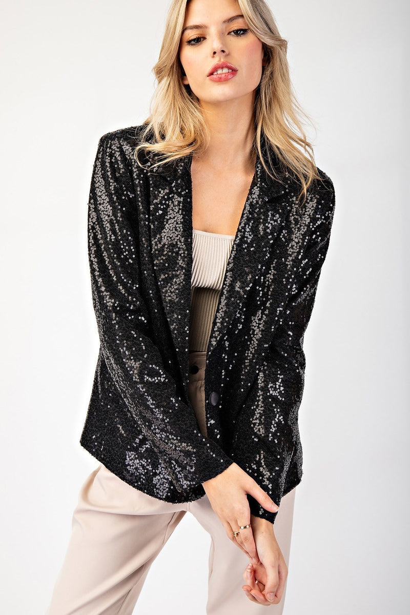 Surrender In Sequins Blazer