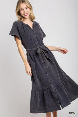 Maxine Mineral Washed Dress