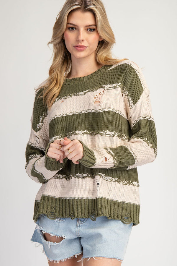 Dallas Pre-Order: Dallas Distressed Sweater
