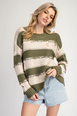 Dallas Distressed Sweater