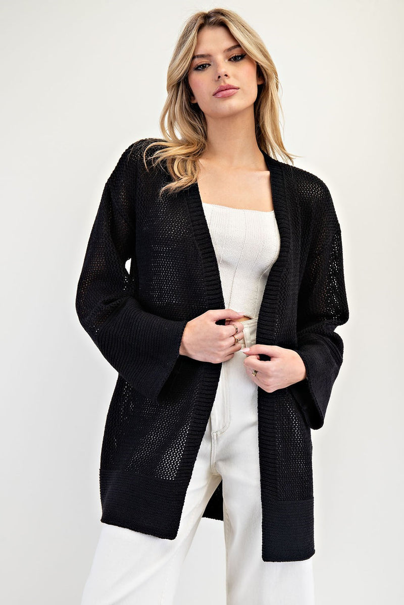 Dallas Pre-Order: Basic Days Black Cardigan