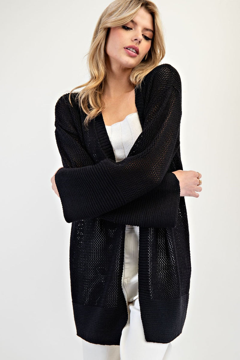 Dallas Pre-Order: Basic Days Black Cardigan