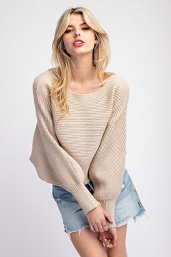 Maybe Later Sweater-Cream