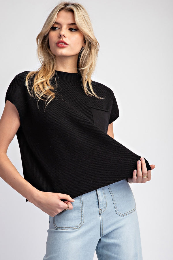 Dallas Pre-Order: Black Just In Time Sweater