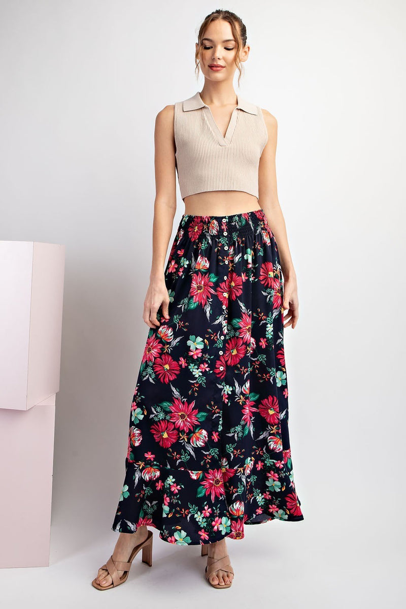 Always Ready Floral Skirt