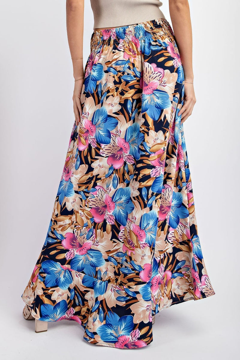 The Blues Floral Skirt