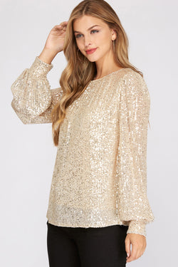 Stand Out Top- Cream