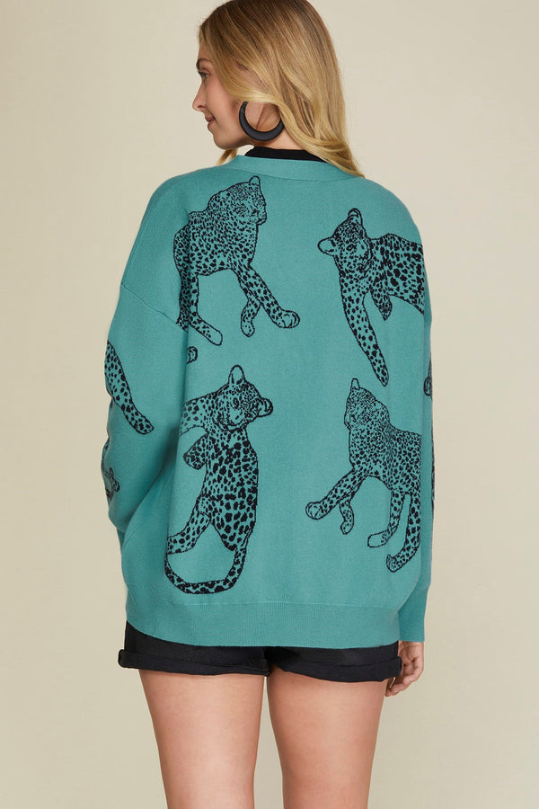 Cheetah Cardi