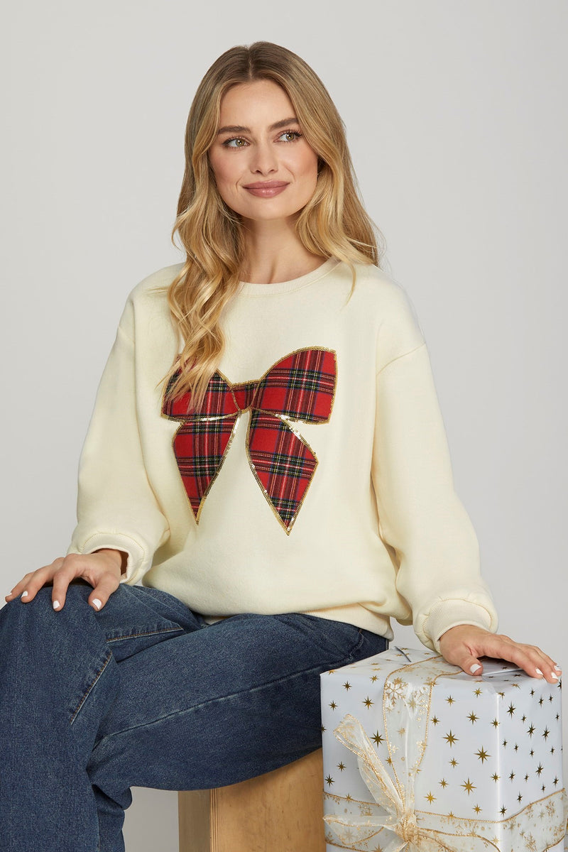 Under The Tree Bow Sweater