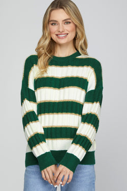 Holiday Stripes Sweater