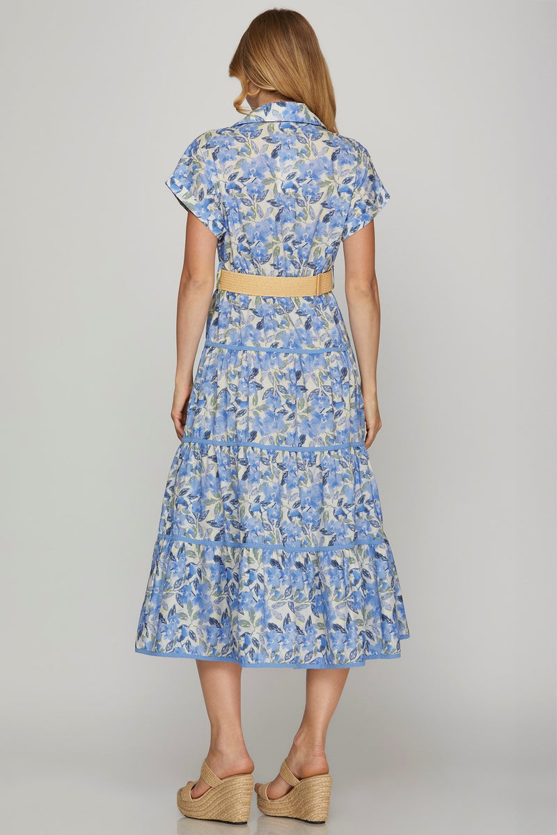 The Blues Floral Dress