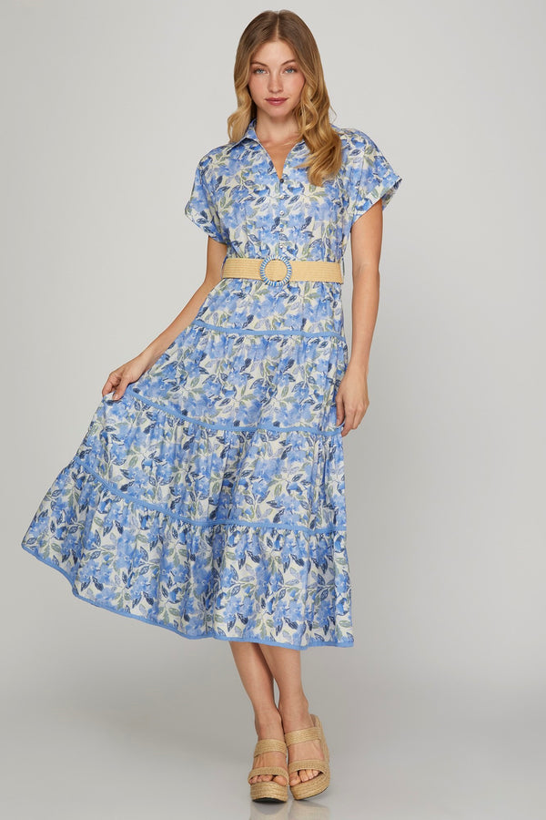 The Blues Floral Dress