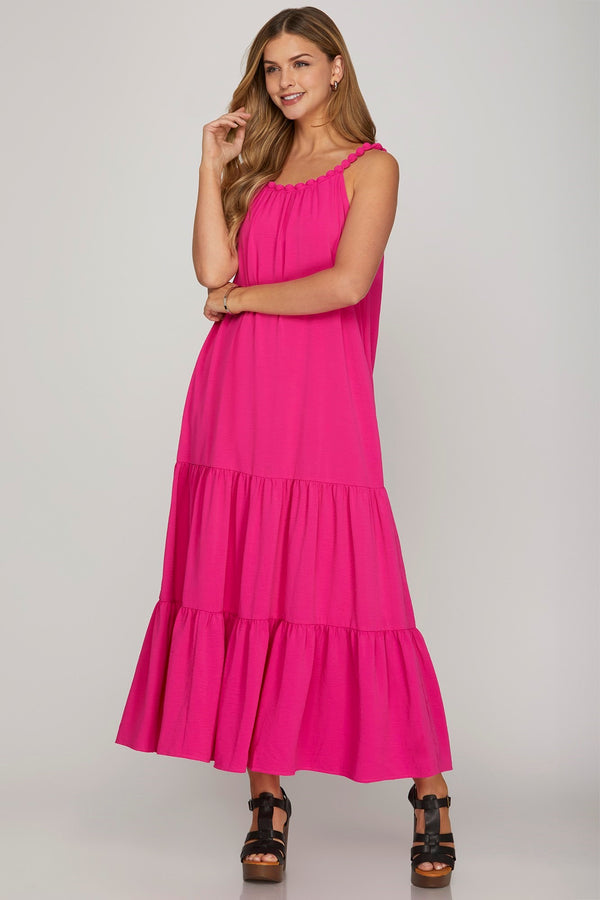 Molly Maxi Dress- Pink