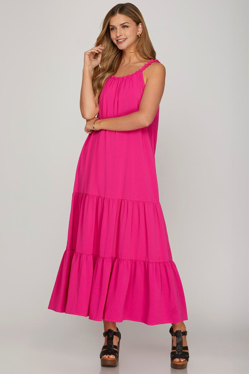 Molly Maxi Dress- Pink