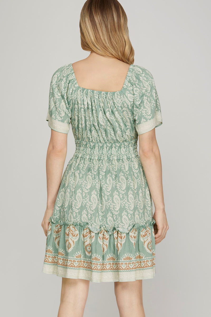 Elle Print Dress
