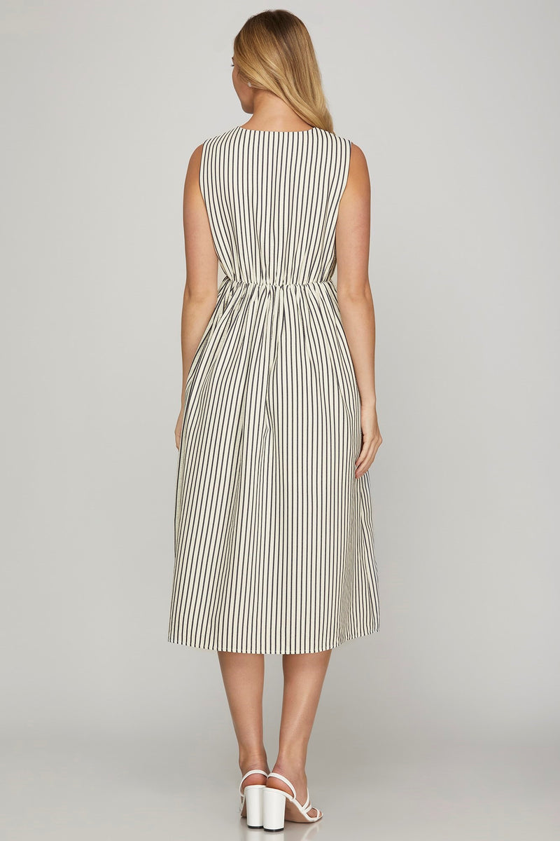Stand Out in Stripes Dress