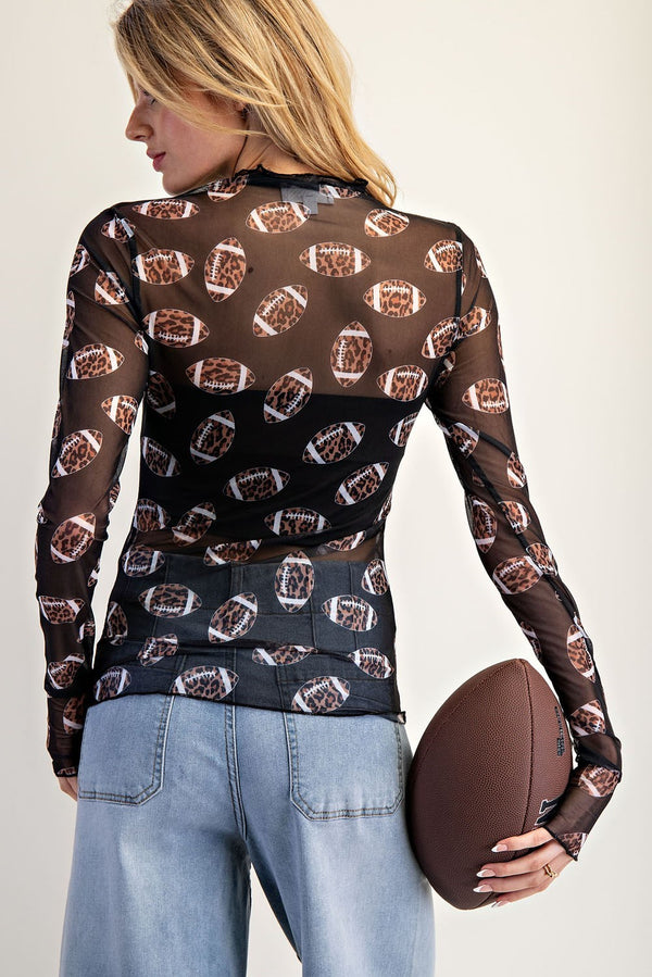 Leopard Football Babe