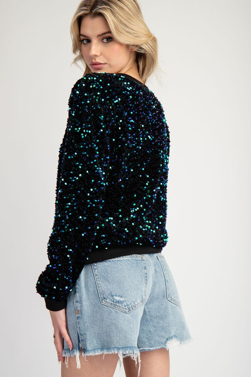 Always Shining Emerald Sweater