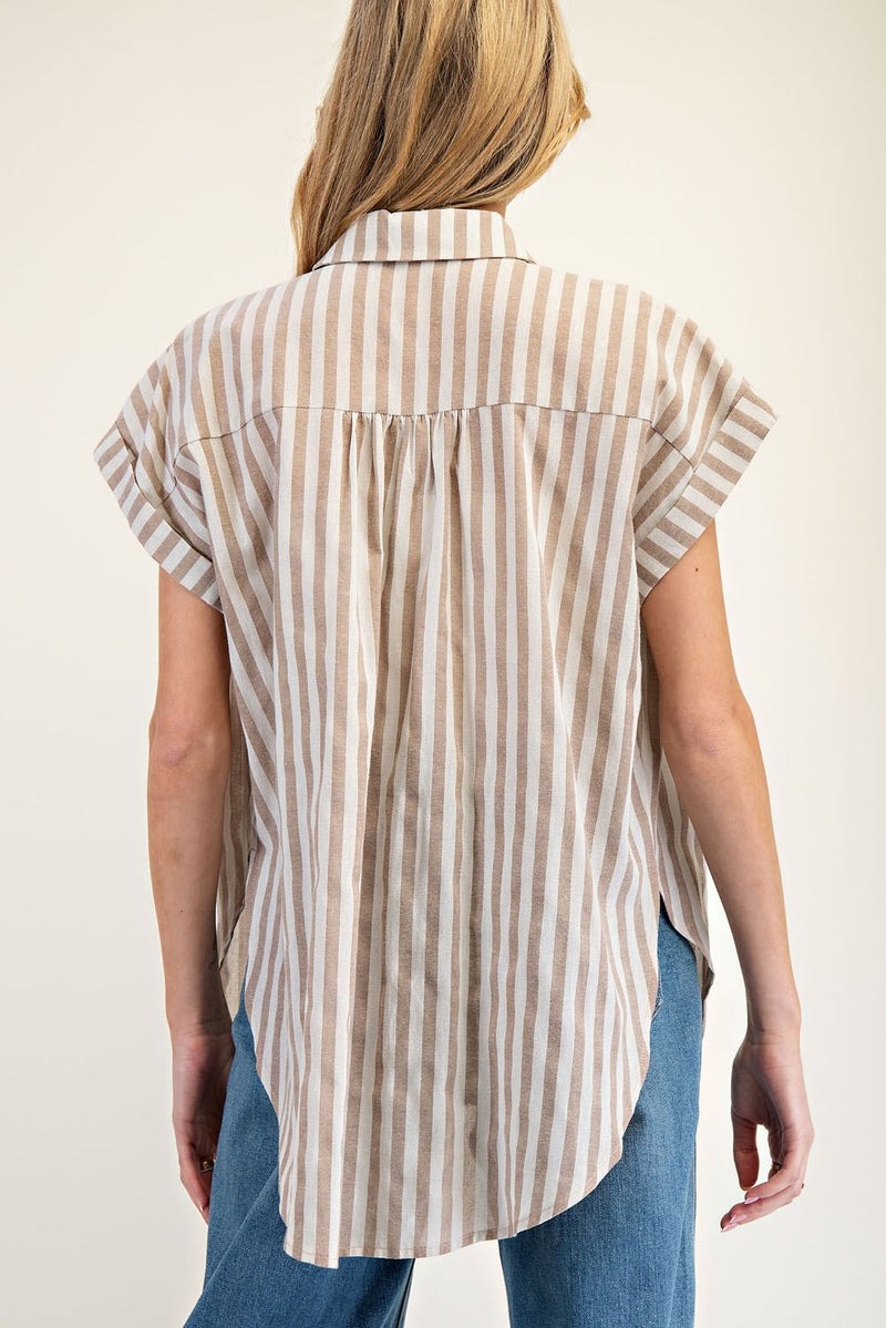 Say What Striped Top