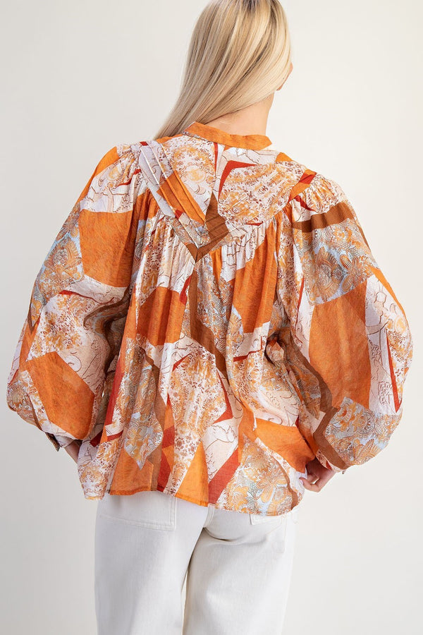 Dallas Pre-Order: Pumpkin Spice Blouse