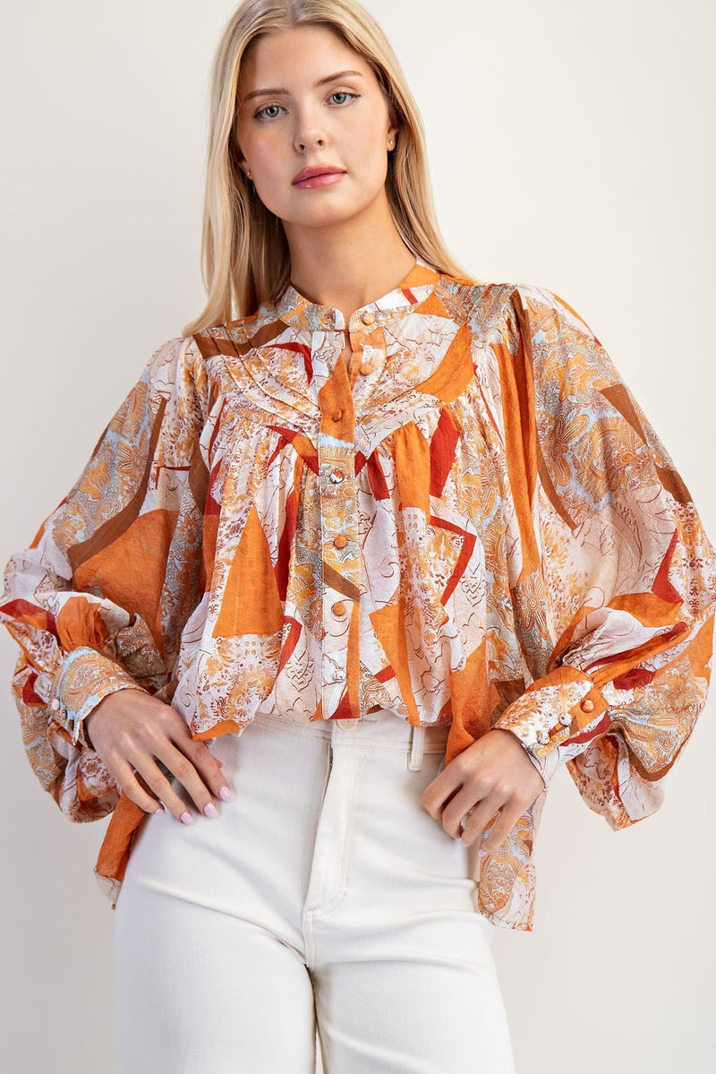 Pumpkin Spice Blouse