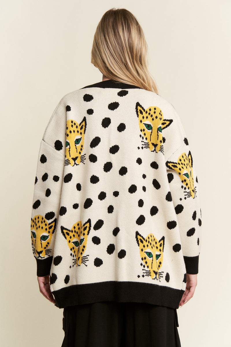 Cheetahlicious Cardigan