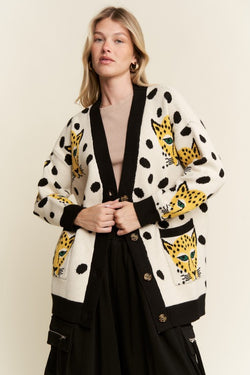 Cheetahlicious Cardigan